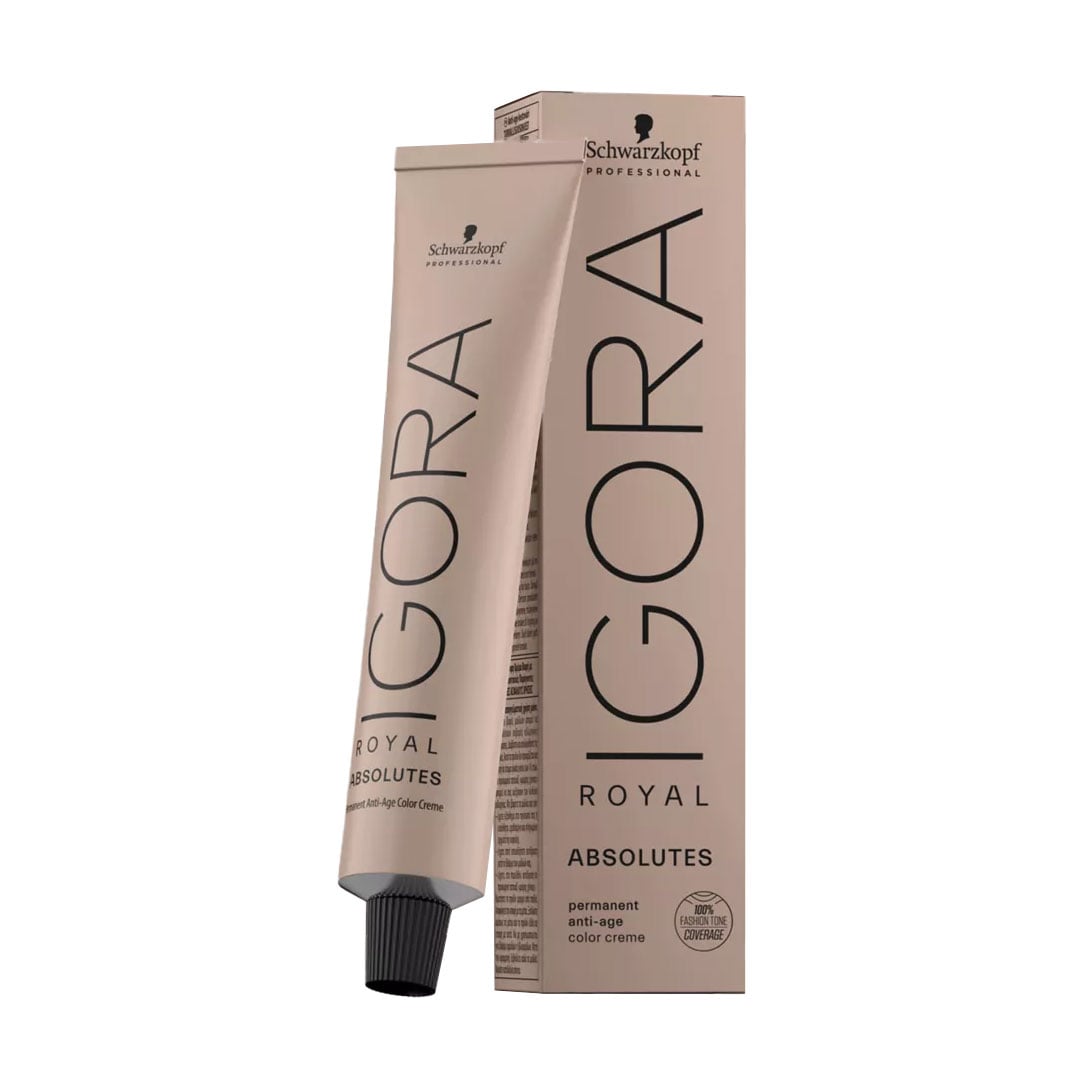 Перманентна фарба для волосся Schwarzkopf Professional Igora Royal Absolutes Permanent 7-140 Середньо-русявий сандре бежевий натуральний, 60 мл